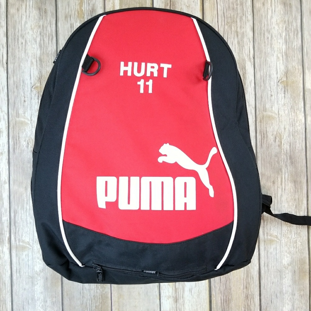 Puma Red and Black Ball Net BackPack - Picture 6 of 7